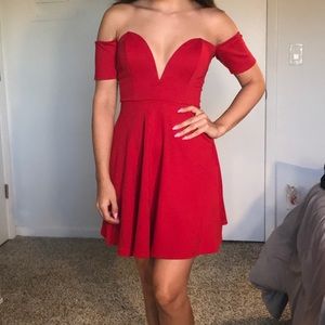 Deep Plunge Dress